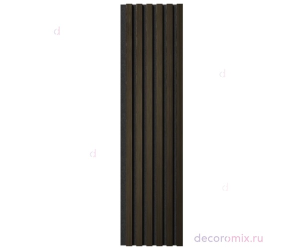 Комплект акуст.панелей, черный войлок, 1200х300х19мм, рейки ЭКОПОЛИМЕР, шампань/2шт.